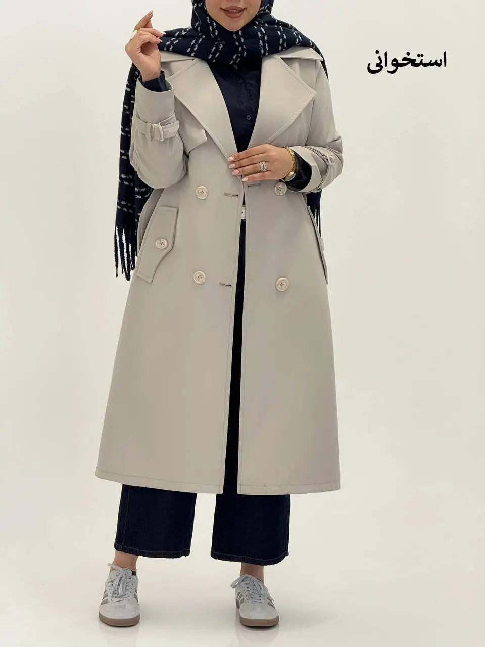 3575-بارونی آستردار شیما